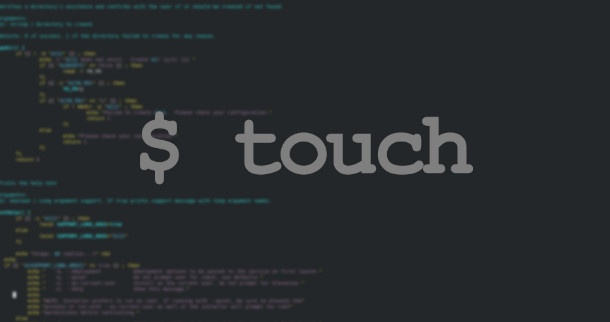 The “touch” Command on Linux