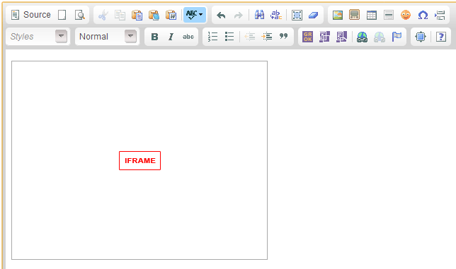 CKEitor Không chấp nhận thẻ Iframe