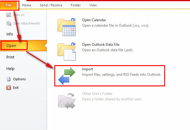 Hướng dẫn sử dụng Microsoft Outlook di chuyển hộp thư