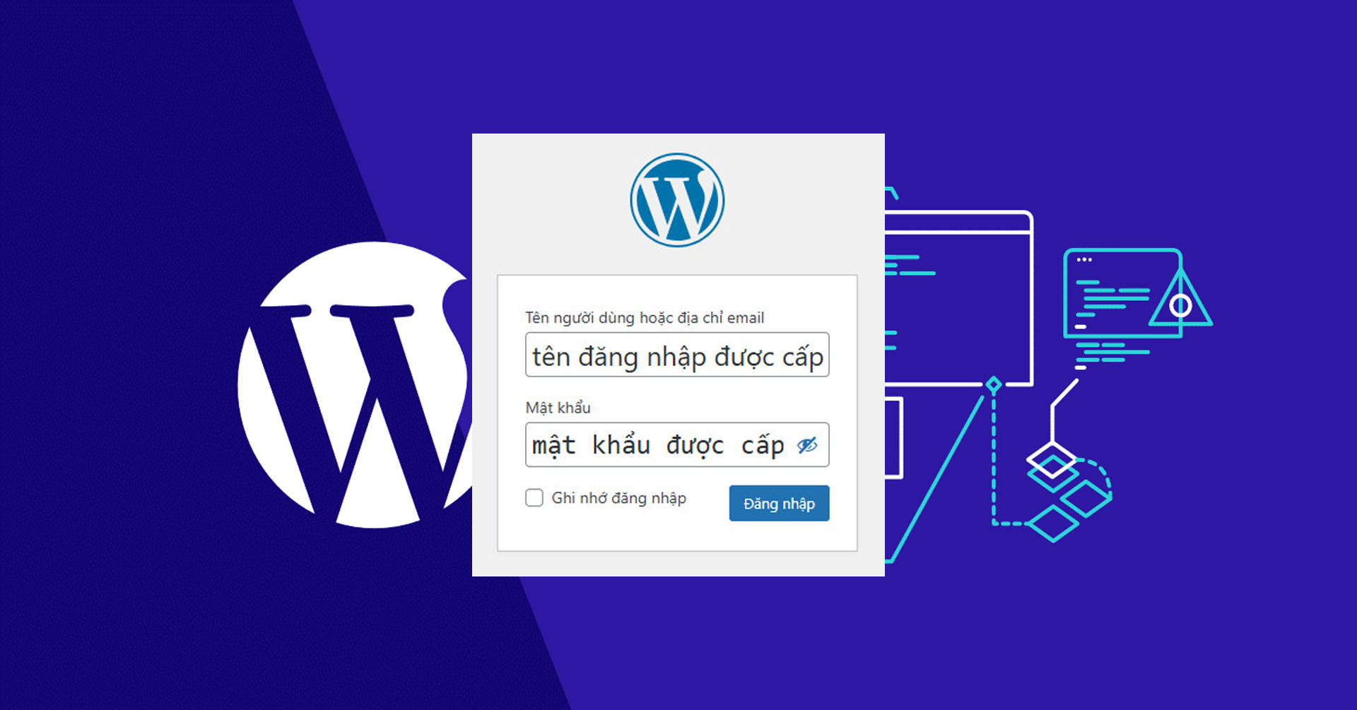Hướng dẫn: Đăng nhập trang quản trị website wordpress