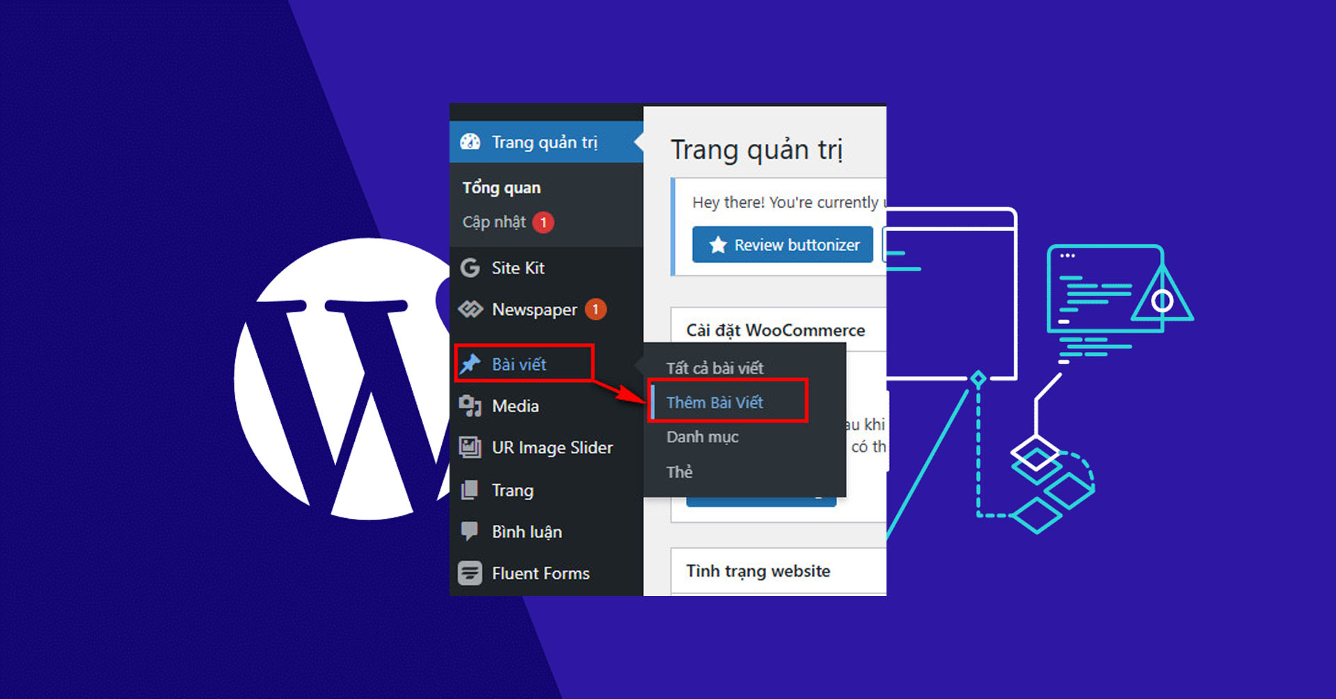 Hướng dẫn: Đăng tin bài cho website wordpress