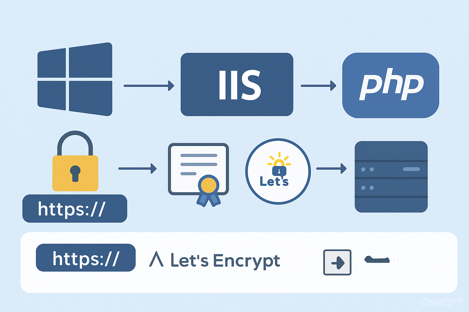 Cài SSL miễn phí Let’s Encrypt cho website PHP chạy trên IIS