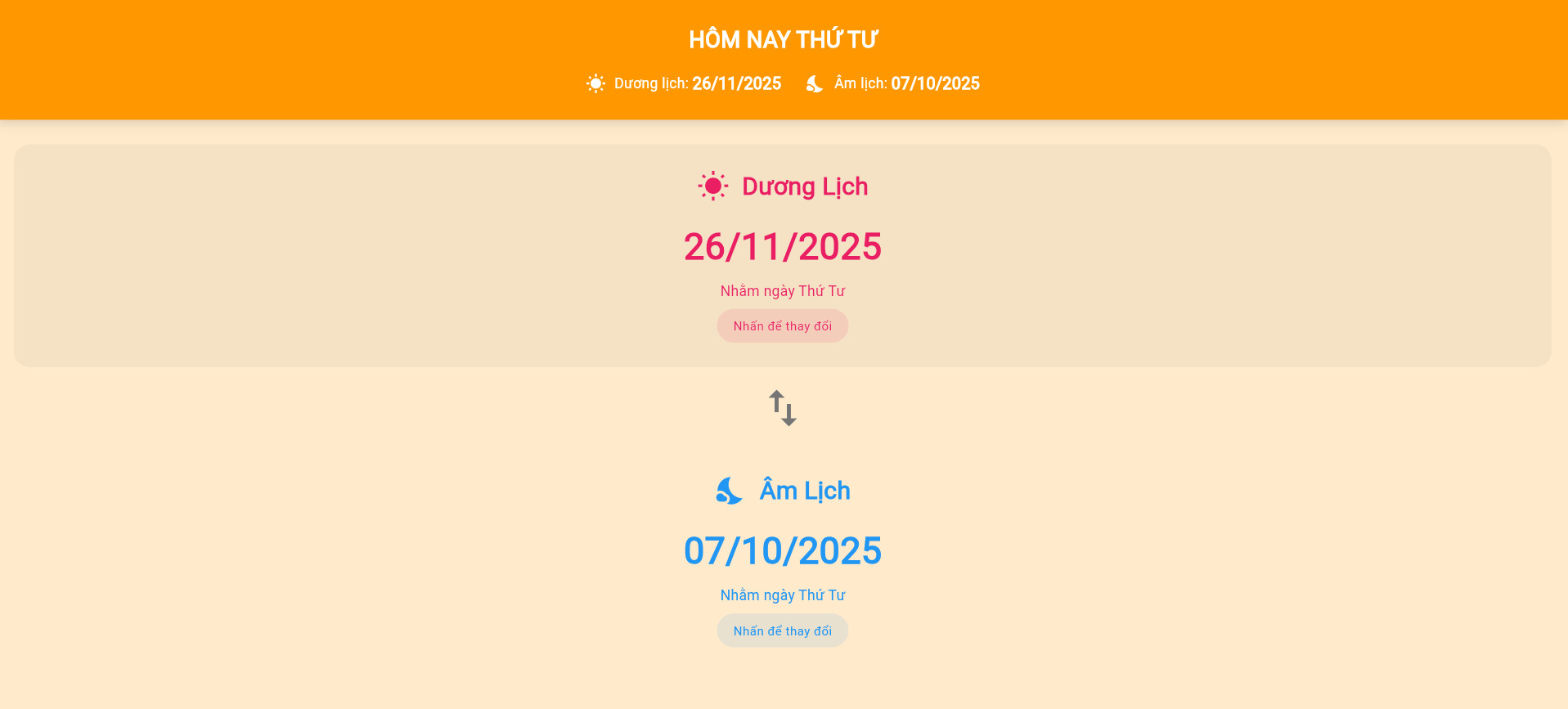 TỜ LỊCH CŨ – Ứng dụng hỗ trợ người dùng theo dõi thời gian theo cả Dương lịch và Âm lịch một cách thuận tiện, chính xác