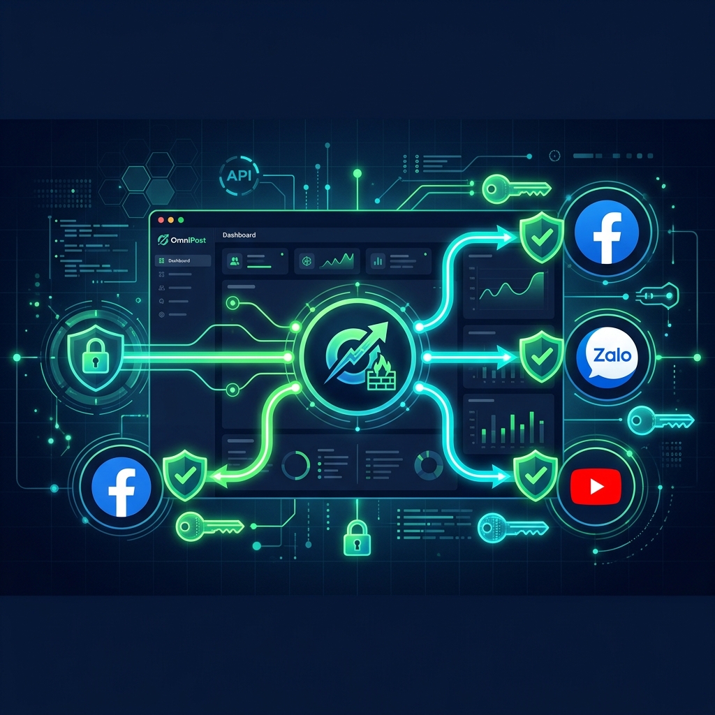 BÍ QUYẾT KẾT NỐI ZALO OA & FACEBOOK CHỈ TRONG 30 GIÂY VỚI OMNIPOST