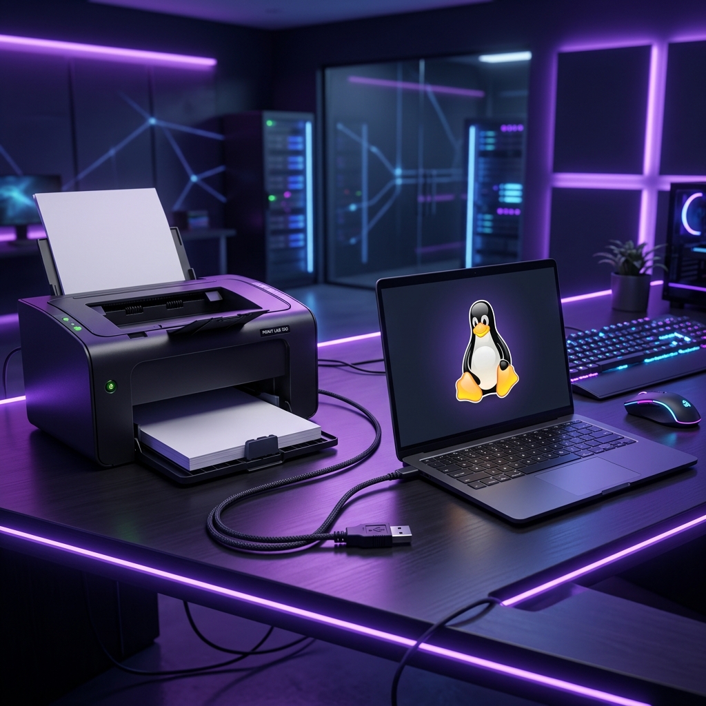Hướng Dẫn Cài Đặt Máy In Canon LBP2900 Trên Ubuntu 24.04 & 26.04 (Thành Công 100%)