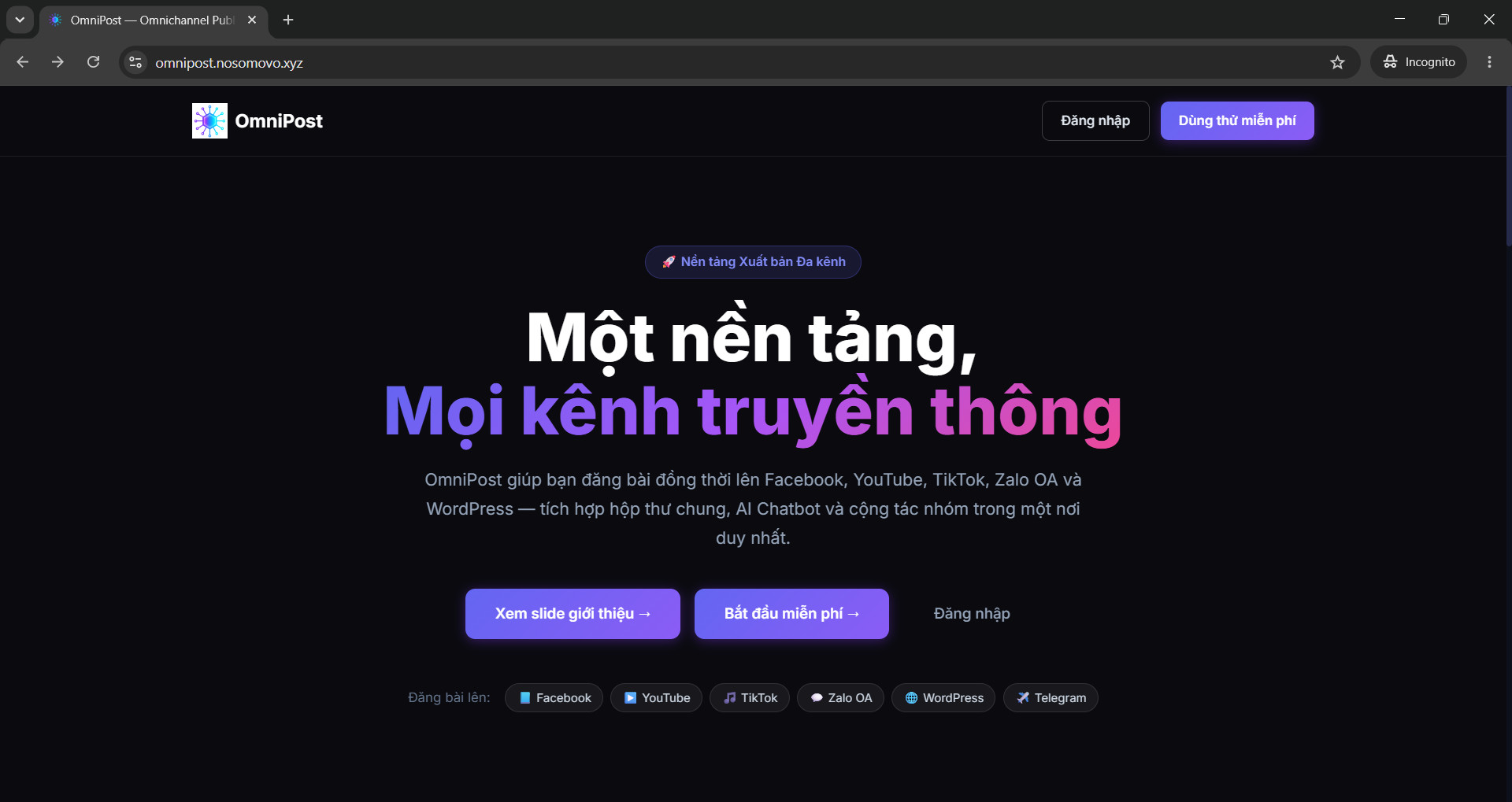 Omnipost: Tổng Quan & Hướng Dẫn Đăng Nhập