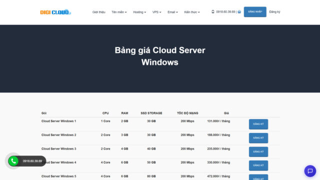 CLOUD SERVER WINDOWS: HẠ TẦNG ĐÁP ỨNG TOÀN DIỆN CHO CÁC ỨNG DỤNG DOANH NGHIỆP MICROSOFT