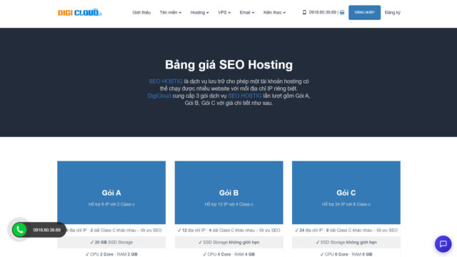 TỐI ƯU CHI PHÍ HỆ THỐNG VỆ TINH VỚI SEO MULTI CLASS C HOSTING
