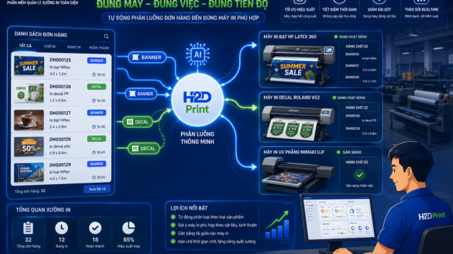 XẾP LỊCH IN NHƯ MỘT VỊ TƯỚNG: KHÔNG ĐỂ MÁY NÀO NGHỈ, KHÔNG ĐỂ ĐƠN NÀO TRỄ! ⚡