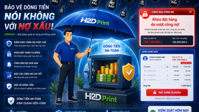 BẠN CÓ ĐANG LÀ ‘NGÂN HÀNG KHÔNG LÃI SUẤT’ CHO KHÁCH HÀNG? CHẤM DỨT NGAY BẰNG H2DPRINT! 🚨