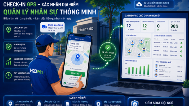 CHẤM CÔNG BẰNG GPS & WIFI: CHẶN ĐỨNG TÌNH TRẠNG NHÂN VIÊN GIAO HÀNG ‘ĐI LƯỢN’ TRONG GIỜ LÀM VIỆC! 🕵️‍♂️
