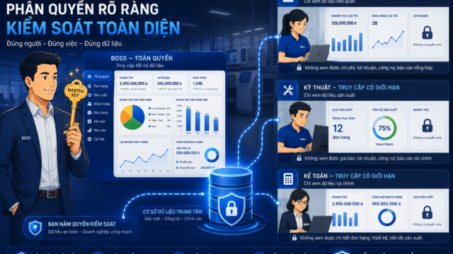 BẢO MẬT THÔNG TIN XƯỞNG IN: KẾ TOÁN KHÔNG THẤY LƯƠNG NHAU, SALE KHÔNG THẤY GIÁ VỐN! 🛡️