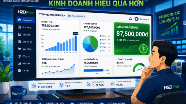 LẦN ĐẦU TIÊN TRONG ĐỜI LÀM XƯỞNG IN: BIẾT CHÍNH XÁC MÌNH ĐANG LỜI HAY LỖ CHỈ SAU 1 NÚT BẤM! 🎯