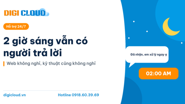 2 giờ sáng vẫn có người trả lời