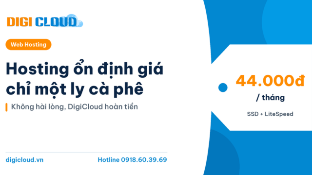 Hosting ổn định giá chỉ ly cà phê