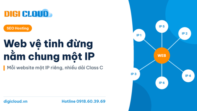 Website vệ tinh đừng dùng chung một IP