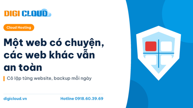 Một web có chuyện các web khác vẫn an toàn