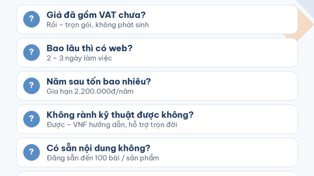 6 câu hỏi trước khi làm website