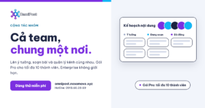 Cả team làm nội dung, mỗi người một nơi?