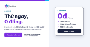 Thử OmniPost mà không tốn đồng nào? Được luôn!
