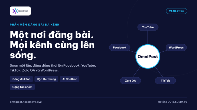OmniPost là gì? Nền tảng quản lý và đăng bài đa kênh từ một nơi