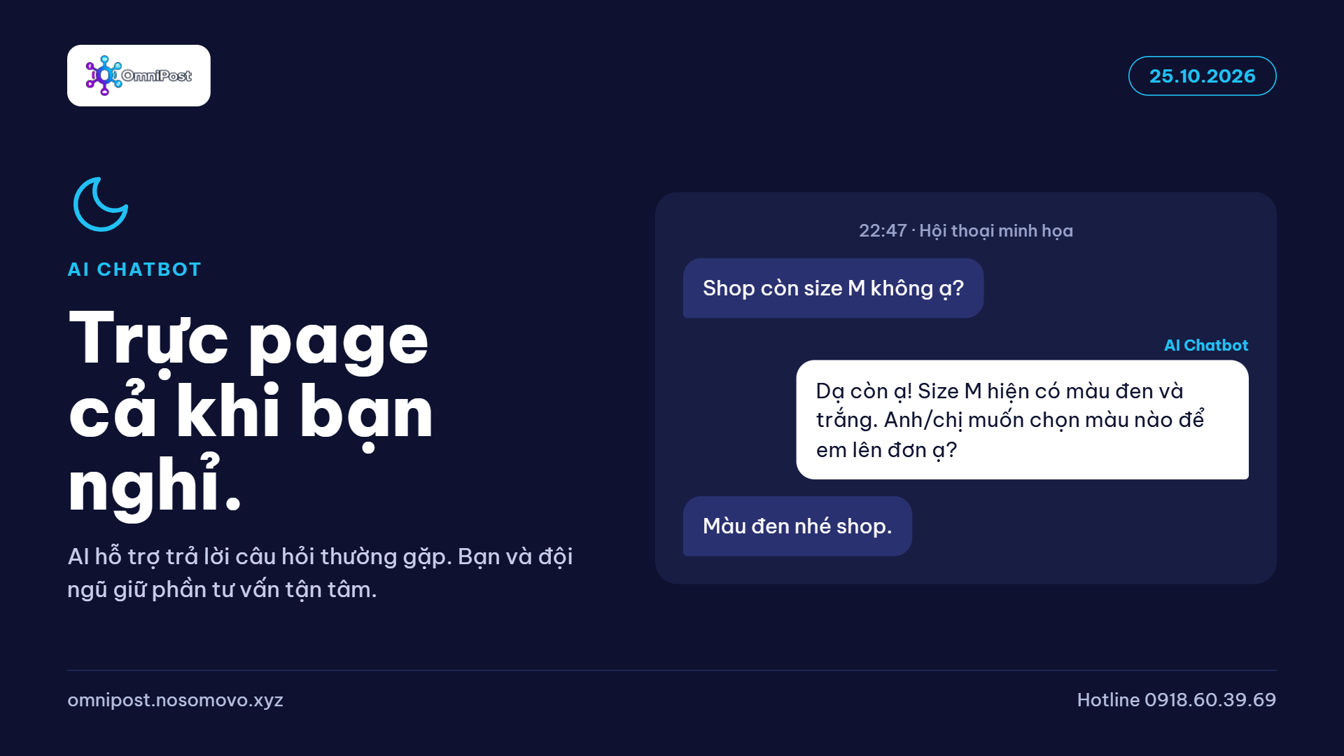 AI Chatbot – trợ lý trực page cả khi bạn nghỉ