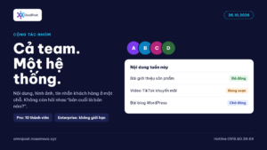 Cả team cùng làm, không còn “ai đăng bài này?”