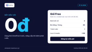 Bắt đầu với 0 đồng – Gói Free